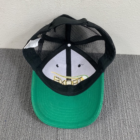 Troxel Equipment Company Trucker Hat Mens Adjustable Black Green Mesh Back Cap - Picture 9 of 12